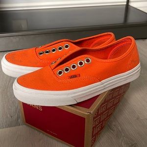 Orange Authentic Vans